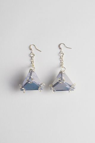 DOUBLE PYRAMID EARRINGS