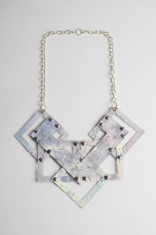 HOLOGRAPHIC HEART NECKLACE
