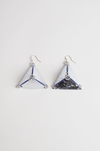 DOUBLE PYRAMID EARRINGS