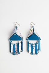 PYRAMID DRAPE EARRINGS