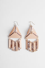 PYRAMID DRAPE EARRINGS