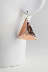 SINGLE PYRAMID EARRINGS