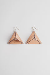 SINGLE PYRAMID EARRINGS