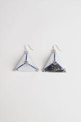 SINGLE PYRAMID EARRINGS